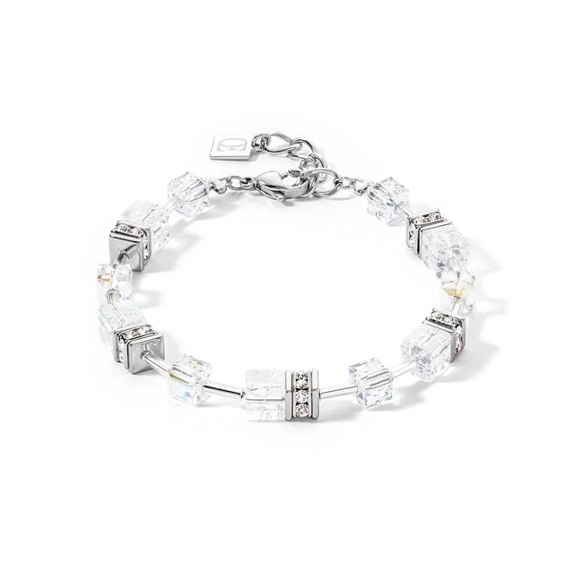 coeur-de-lion-geocube-iconic-nature-armband-silber-wei image 1