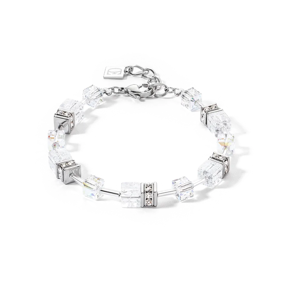 coeur-de-lion-geocube-iconic-nature-armband-silber-wei image 1