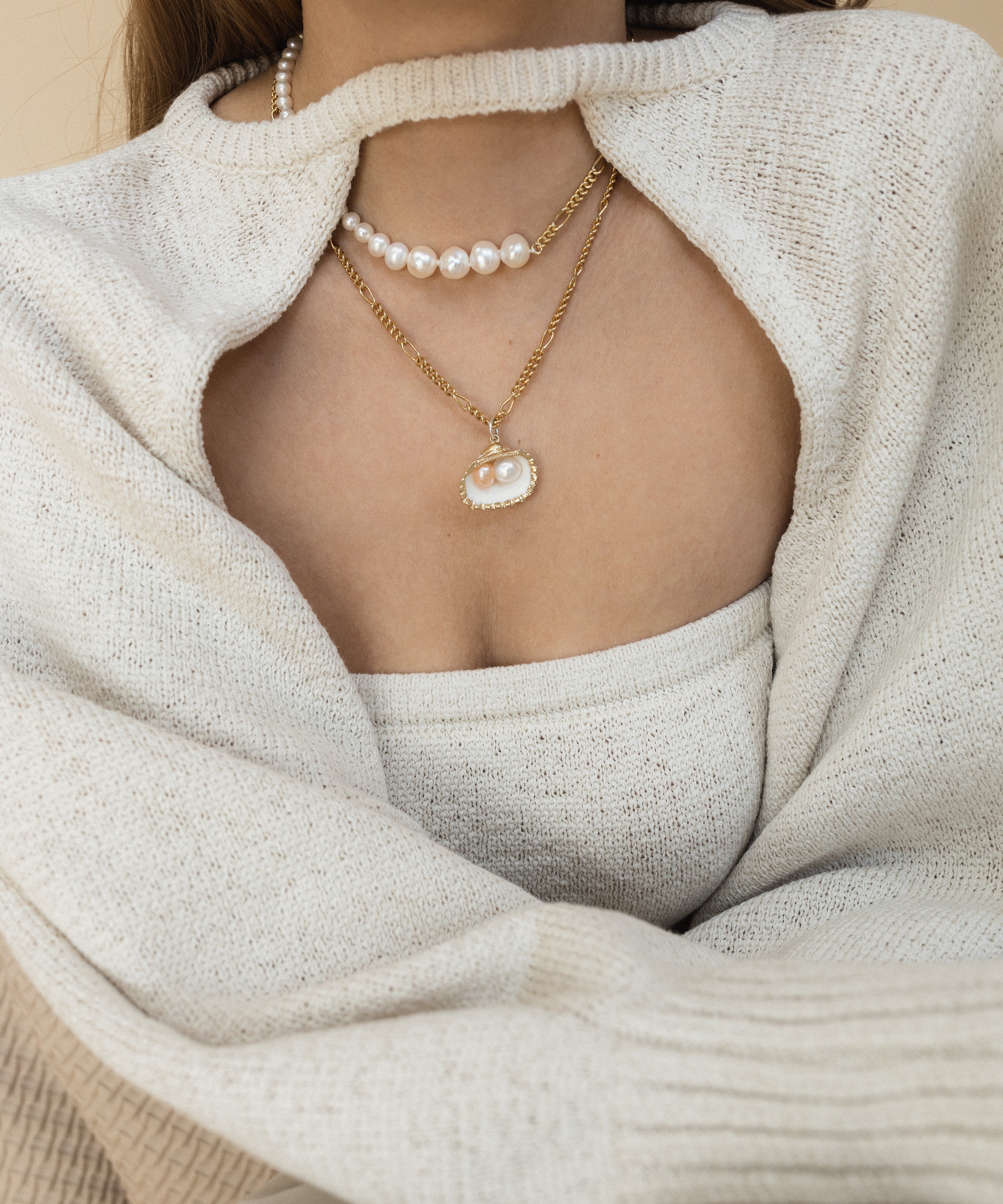 wald-berlin-drop-it-like-it-s-hot-shell-necklace-55cm-muschelkette-mit-perlen image 7
