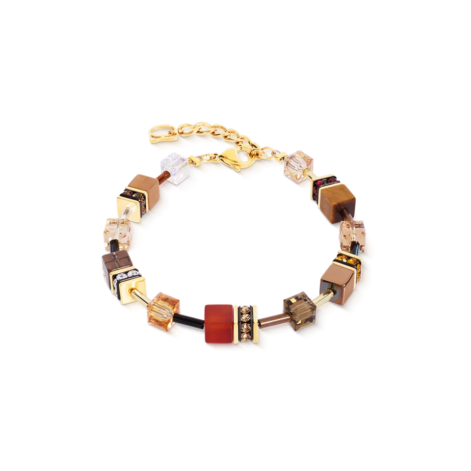 coeur-de-lion-geocube-iconic-precious-armband-amber-glow image 1