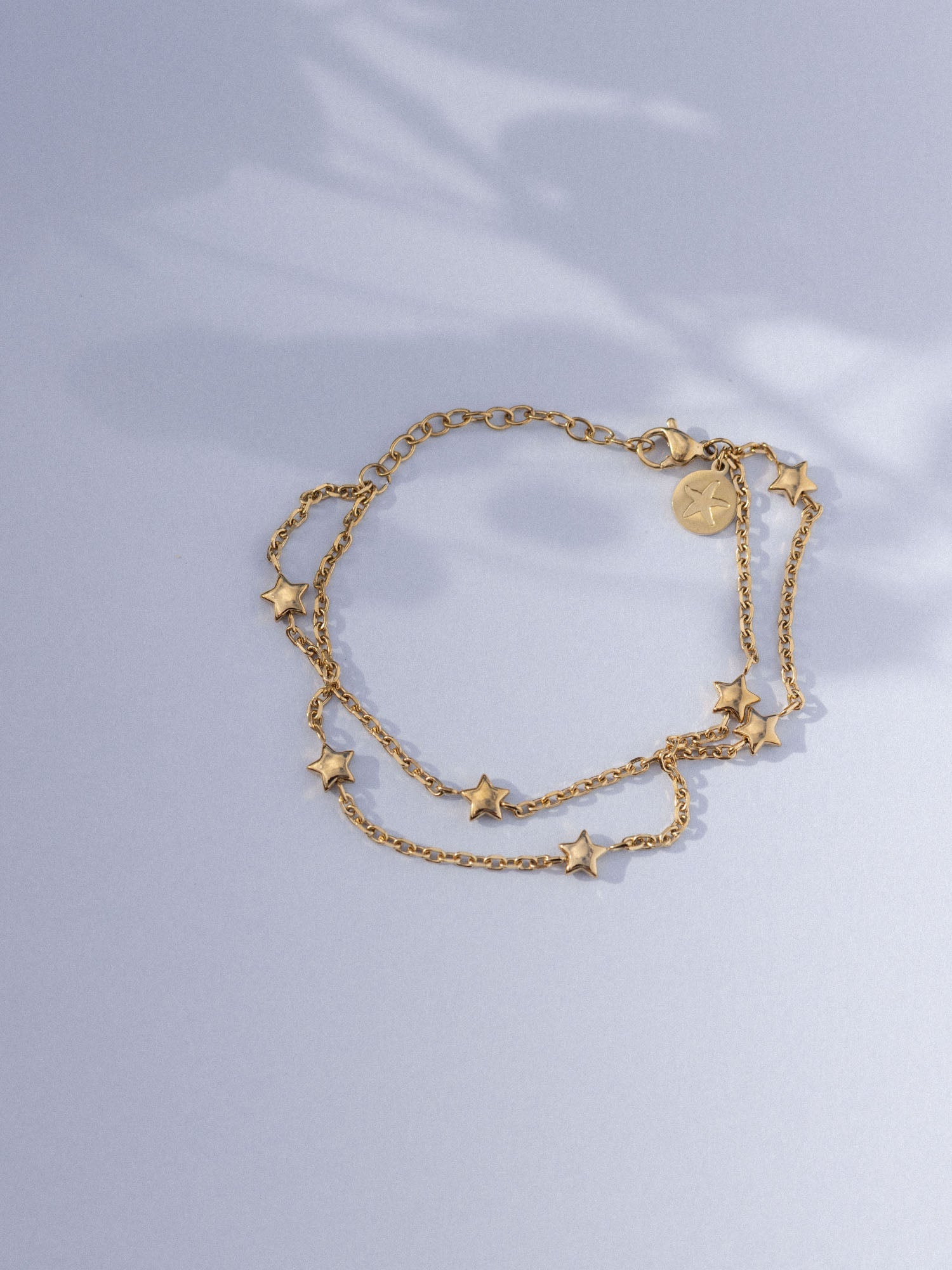 purelei-star-armband-doppelreihig-mit-sternen-verstellbar-16-20-cm image 2