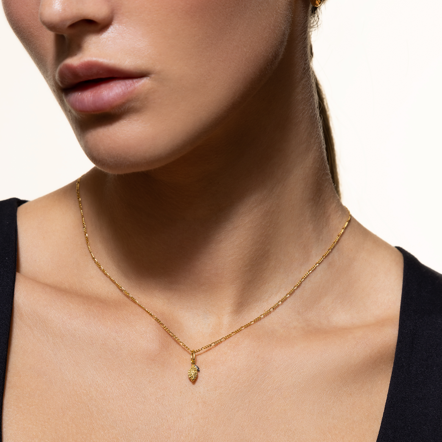 xenox-zitrone-charm-925-sterlingsilber-18k-vergoldet image 3
