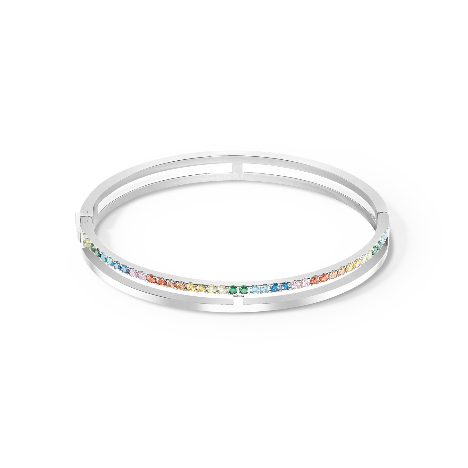 coeur-de-lion-eternal-unity-armreif-silber-multicolor-zirkonia image 1