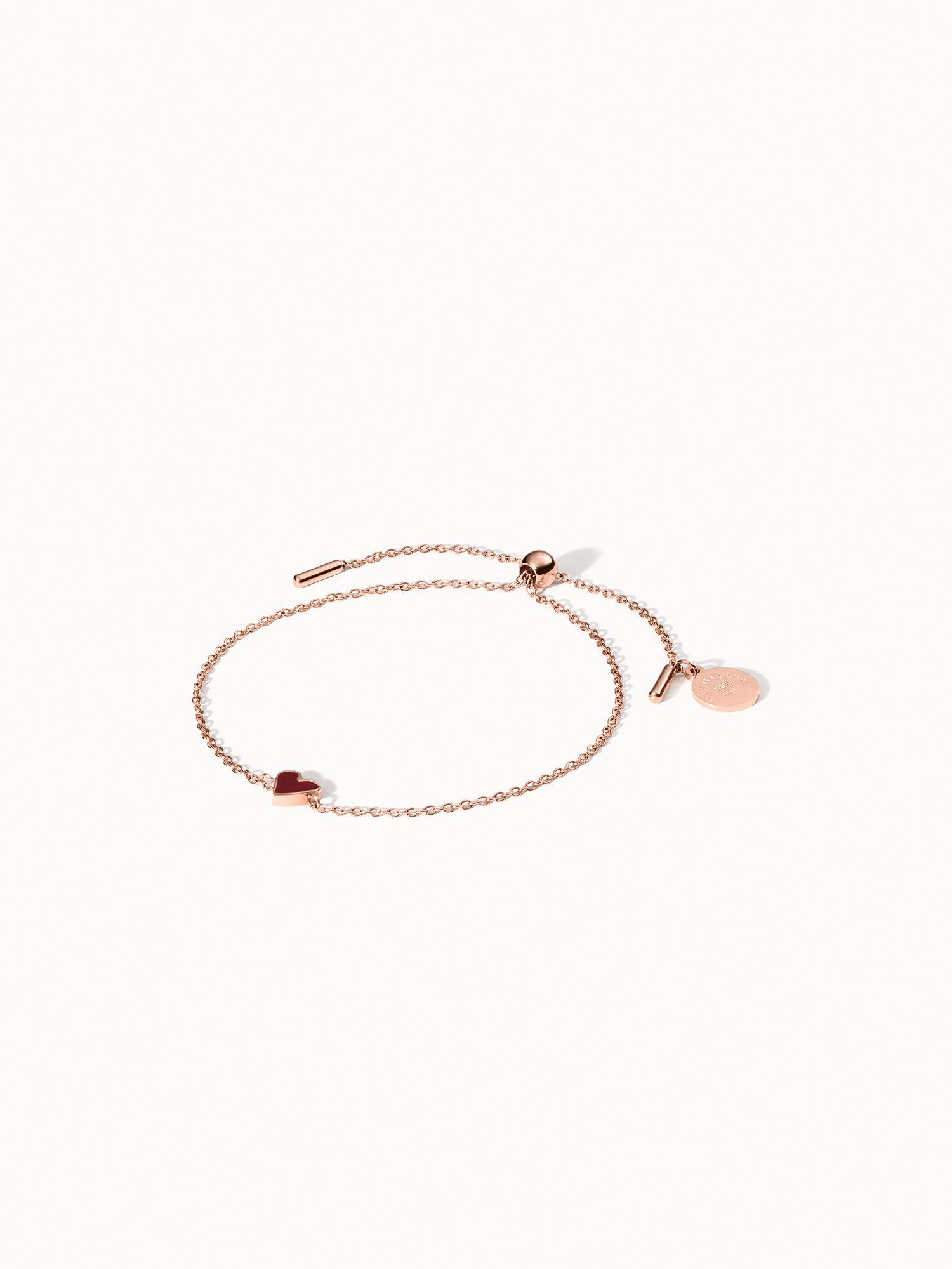 purelei-mahina-club-memory-armband-mit-herz-bordeauxrot-verstellbar-mit-kugelver image 7