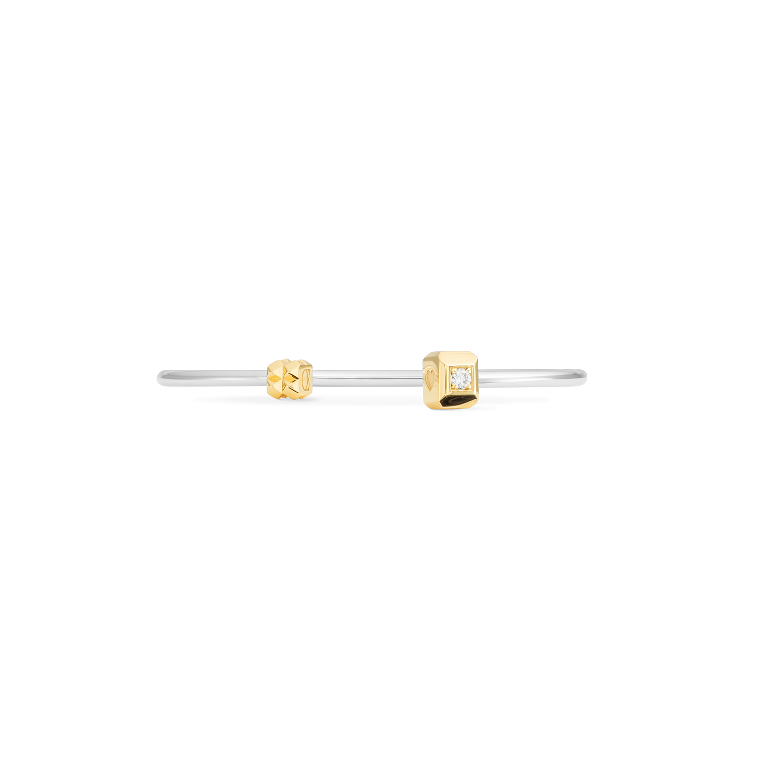 coeur-de-lion-statement-collection-armreif-offen-19-cm-bicolor-silber-gold image 4
