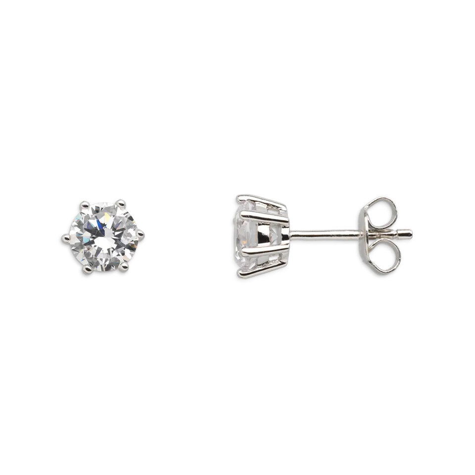 xenox-krappe-ohrringe-925-sterlingsilber-rhodiniert-mit-zirkonia-3 image 1