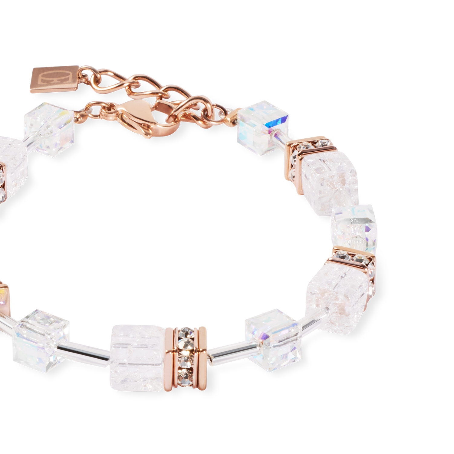 coeur-de-lion-geocube-iconic-nature-armband-ros-gold-wei image 2