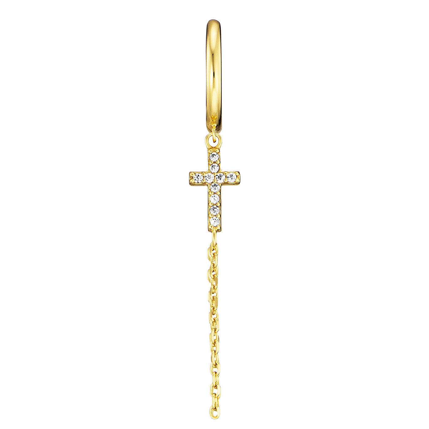 julie-julsen-creole-cross-silber-vergoldet-mit-20-wei-en-zirkonia image 3