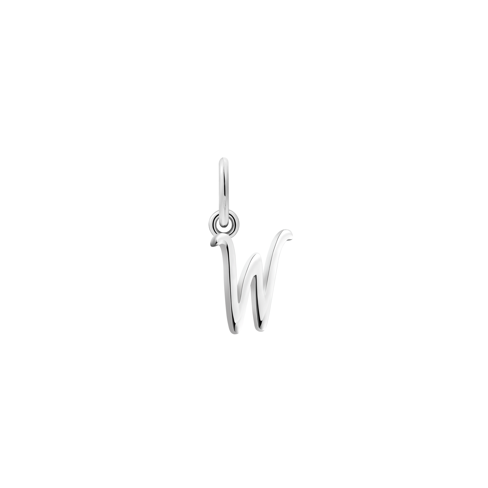 xenox-w-letter-italic-charm-925-sterlingsilber-rhodiniert image 1