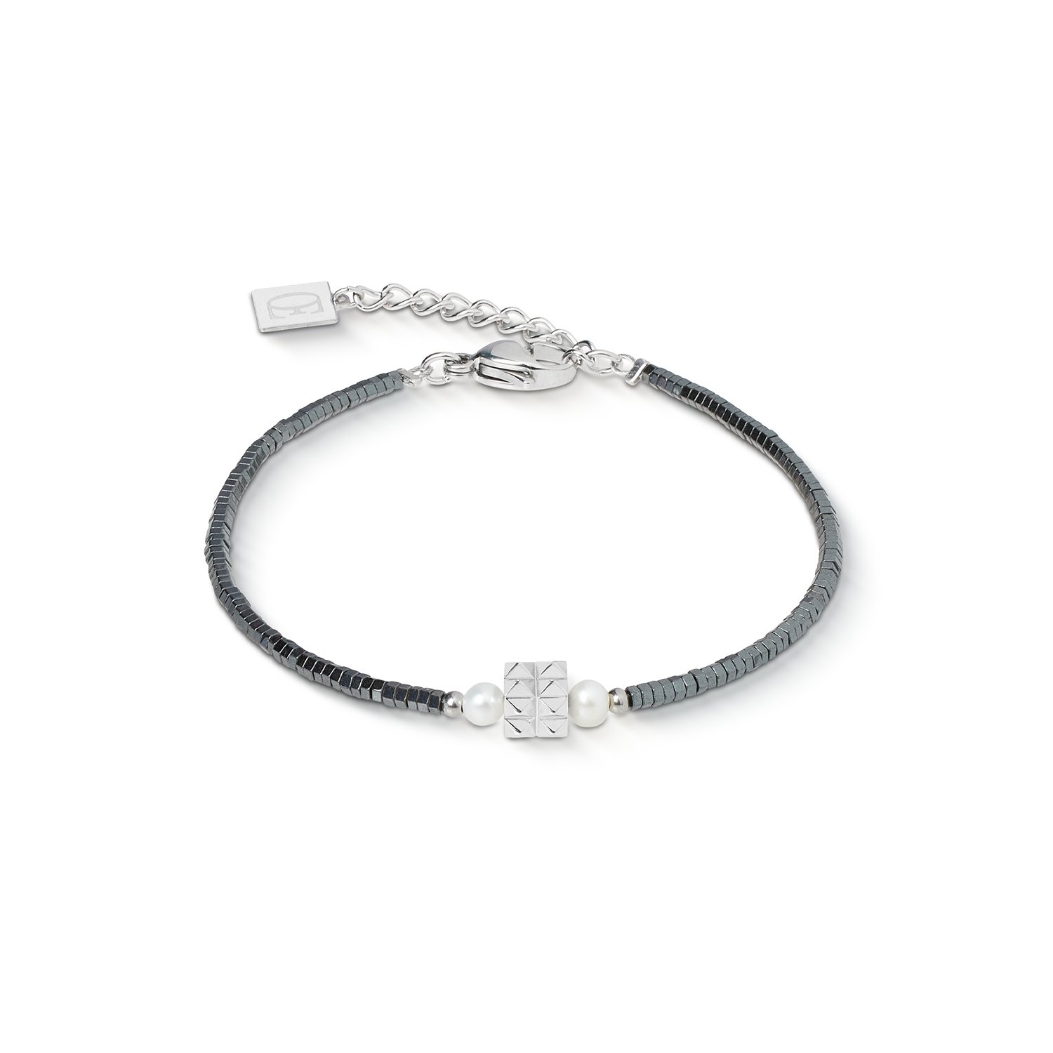 coeur-de-lion-edge-grace-armband-anthrazit-silber image 1