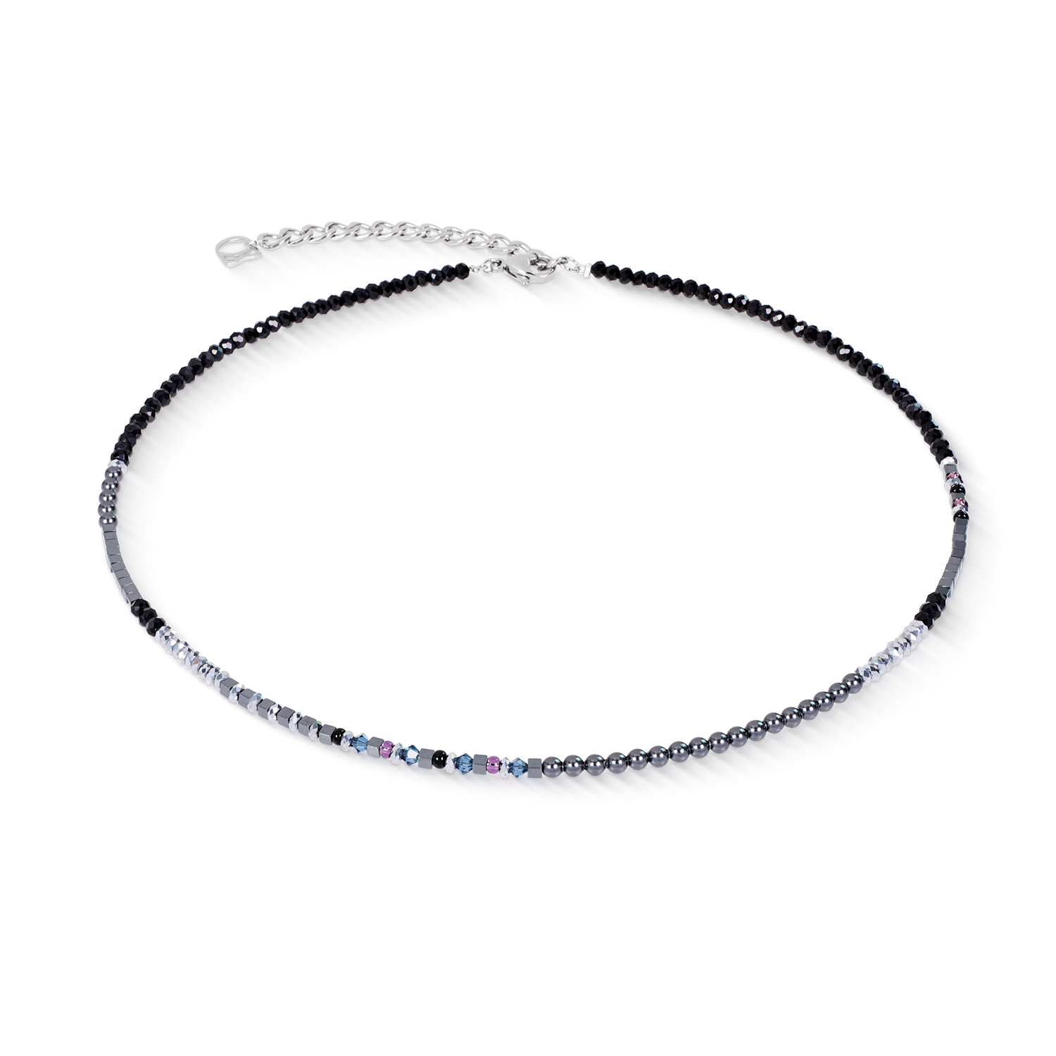 coeur-de-lion-halskette-fusion-offset-graphic-grau-schwarz-42-6-cm image 1