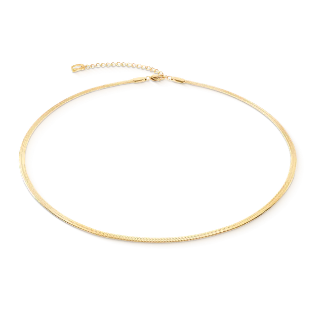 coeur-de-lion-flache-schlangenkette-gold-3-mm-42-cm image 1
