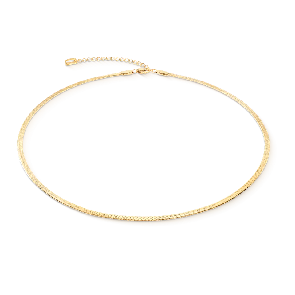 coeur-de-lion-flache-schlangenkette-gold-3-mm-42-cm image 1