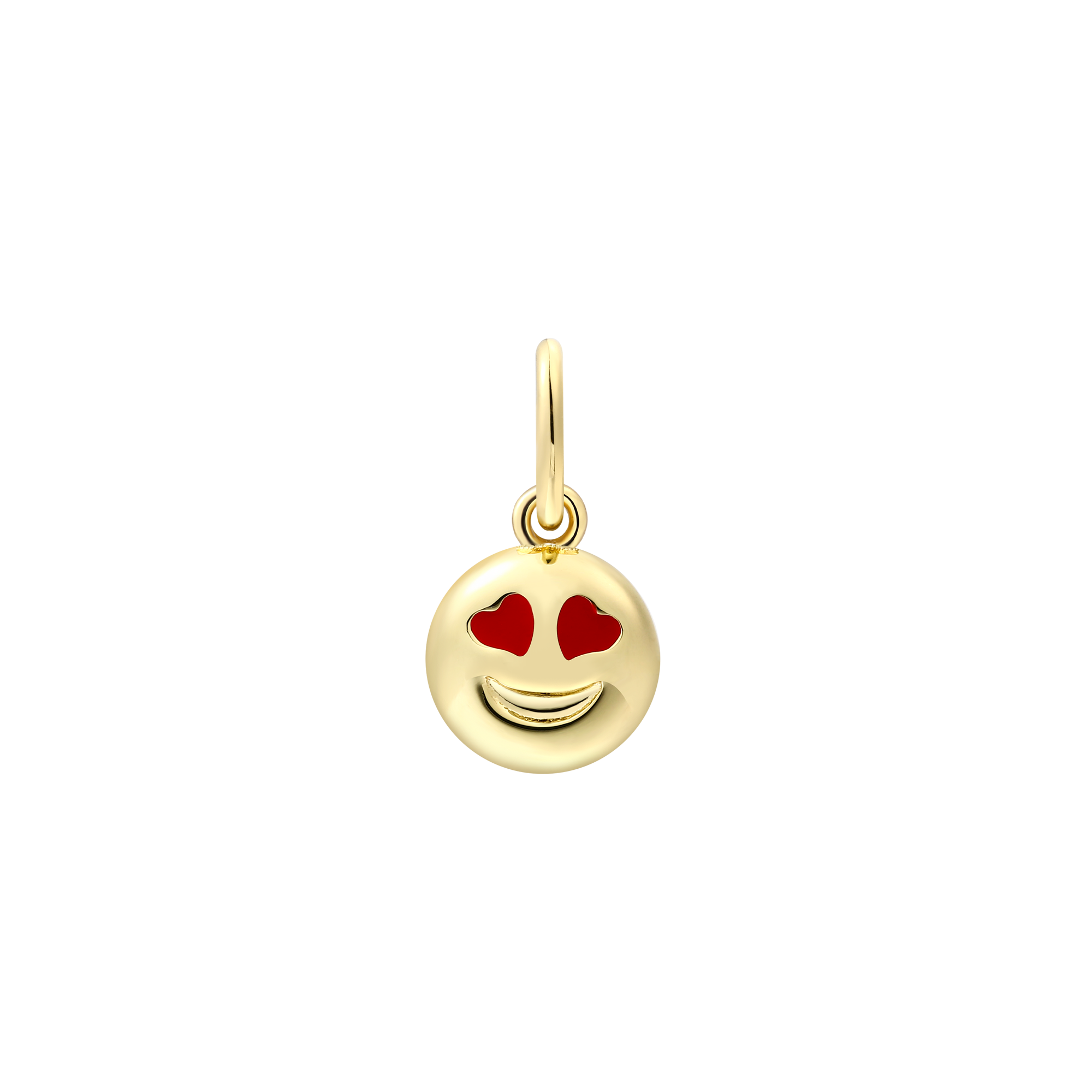 xenox-smiley-charm-925-sterlingsilber-18k-vergoldung image 1