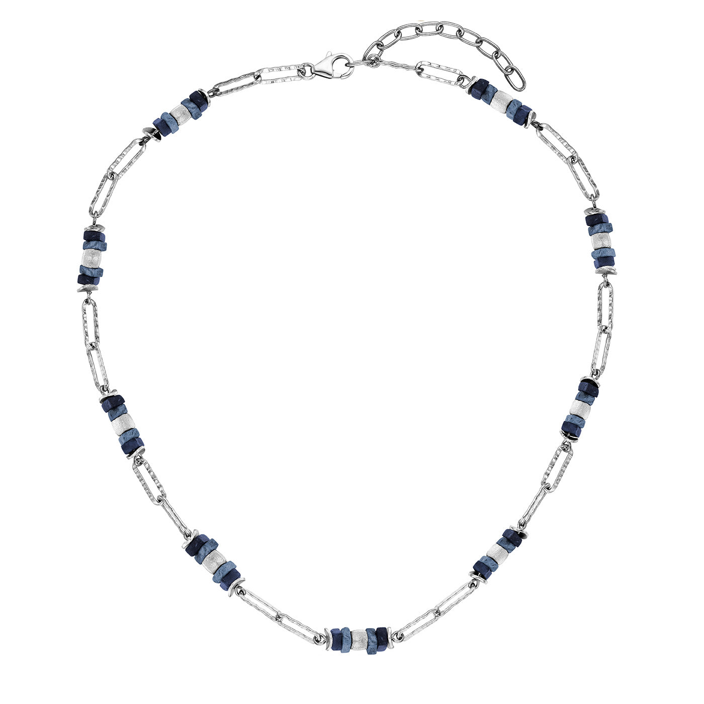 julie-julsen-loving-stones-kette-dumortierit-blau-36-edelsteine-40-5-cm image 4
