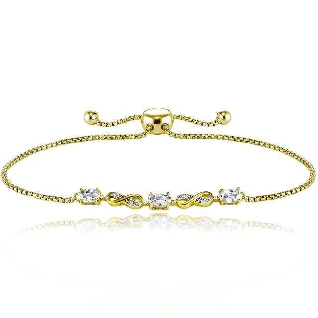 julie-julsen-infinity-armband-vergoldet-mit-3-wei-en-zirkonia image 1
