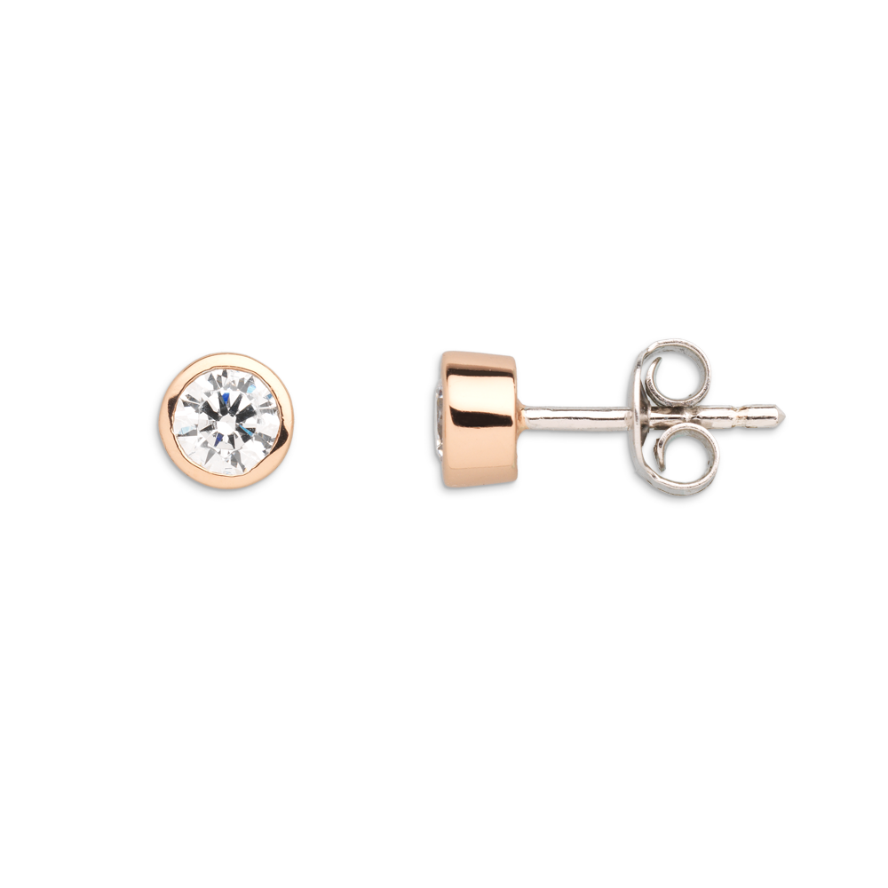 xenox-zarge-ohrstecker-925-sterlingsilber-rhodiniert-mit-zirkonia-2 image 3