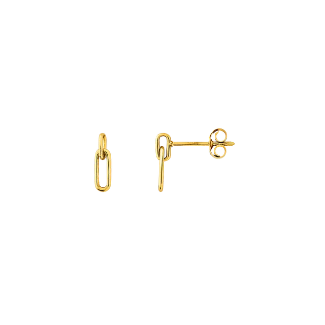 xenox-fine-duo-link-ohrringe-585-gelbgold image 1