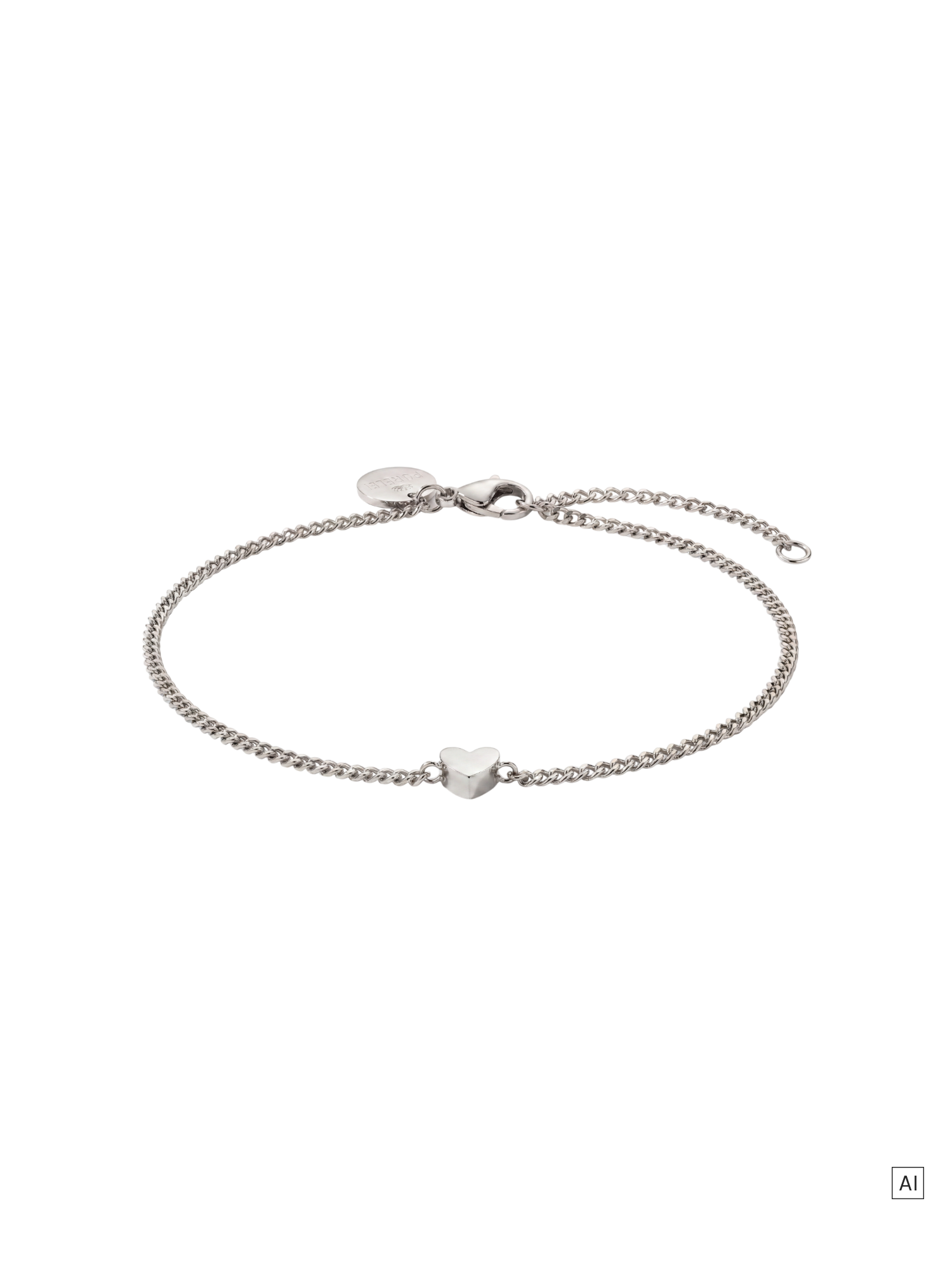 purelei-tiny-heart-anklet-fu-kettchen-herz-21-26-cm image 3