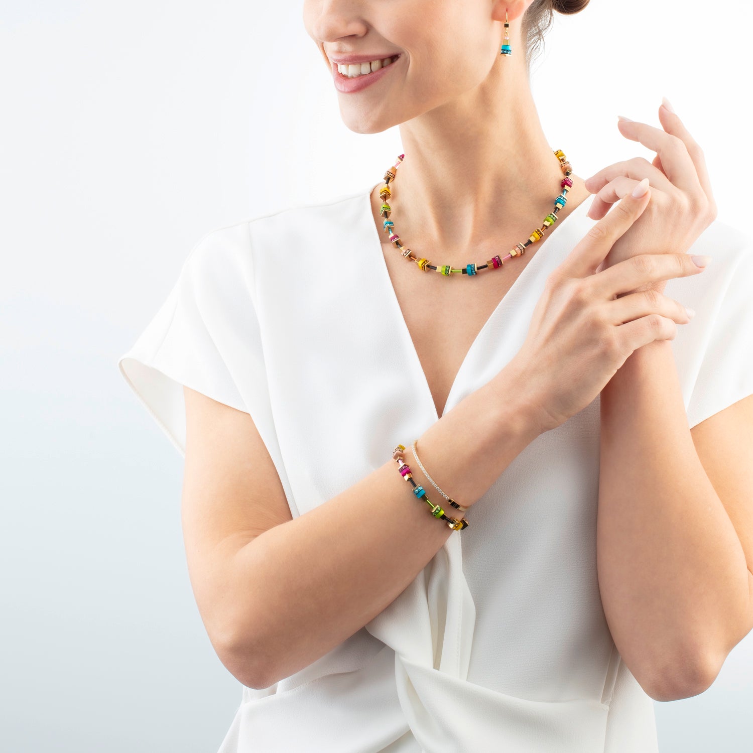 coeur-de-lion-eternal-love-armreif-gold-kristall-mit-zirkonia image 4