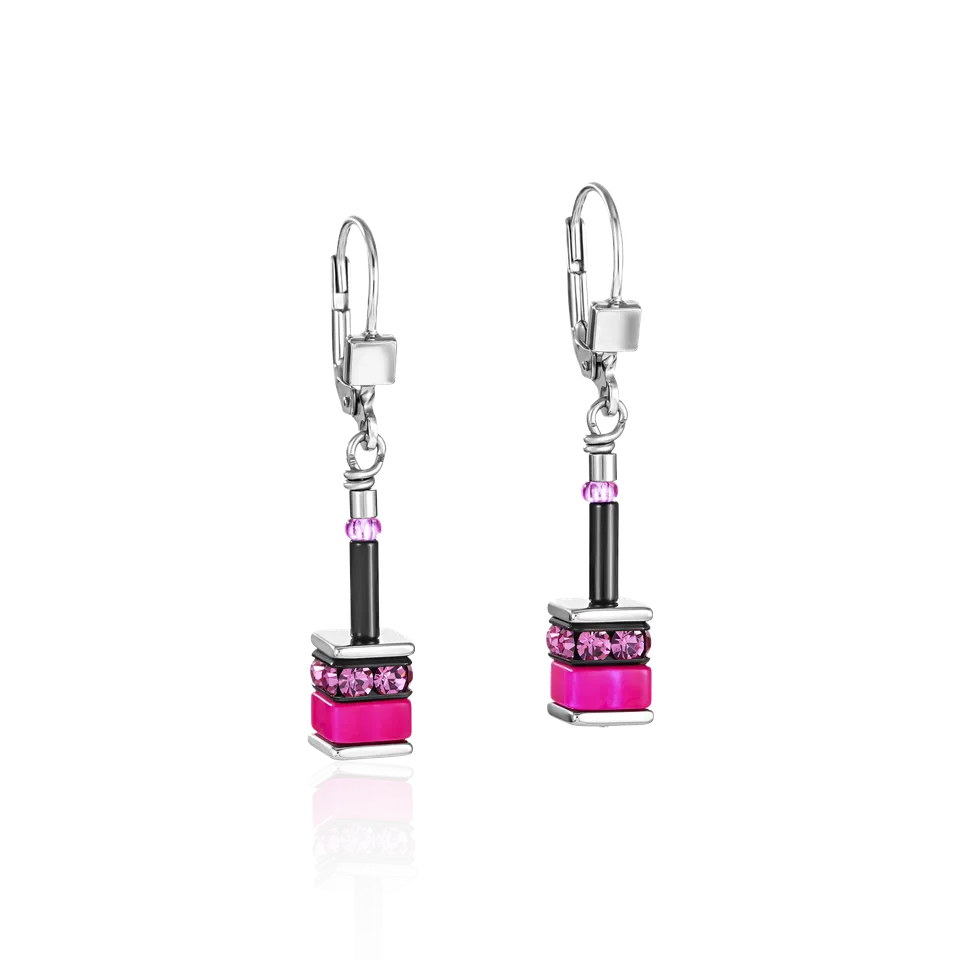 coeur-de-lion-geocube-ohrringe-classic-polaris-und-strass-multicolor image 1
