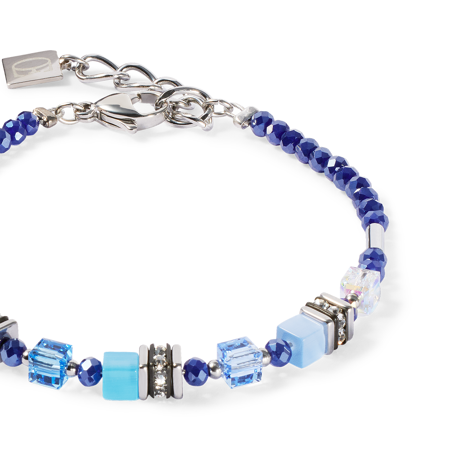 coeur-de-lion-geocube-armband-mini-cubes-blau image 2