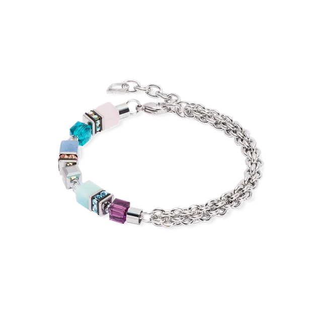 coeur-de-lion-geocube-fusion-summer-armband-silber-couture image 1