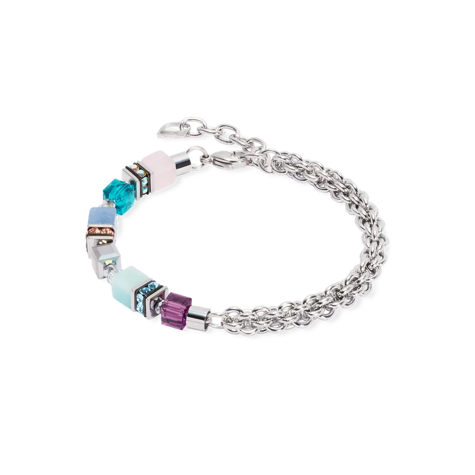 coeur-de-lion-geocube-fusion-summer-armband-silber-couture image 1