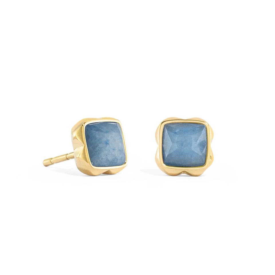 coeur-de-lion-birthstone-m-rz-ohrringe-blauer-aventurin-gold image 1