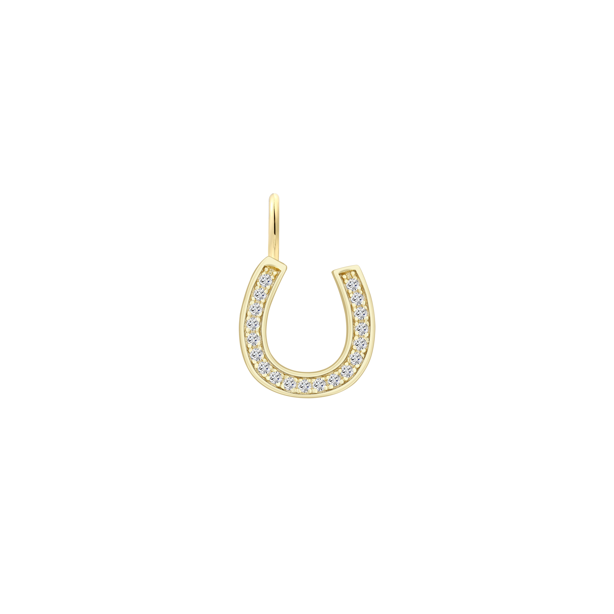 xenox-hufeisen-charm-925-sterlingsilber-rhodiniert-mit-zirkonia image 2