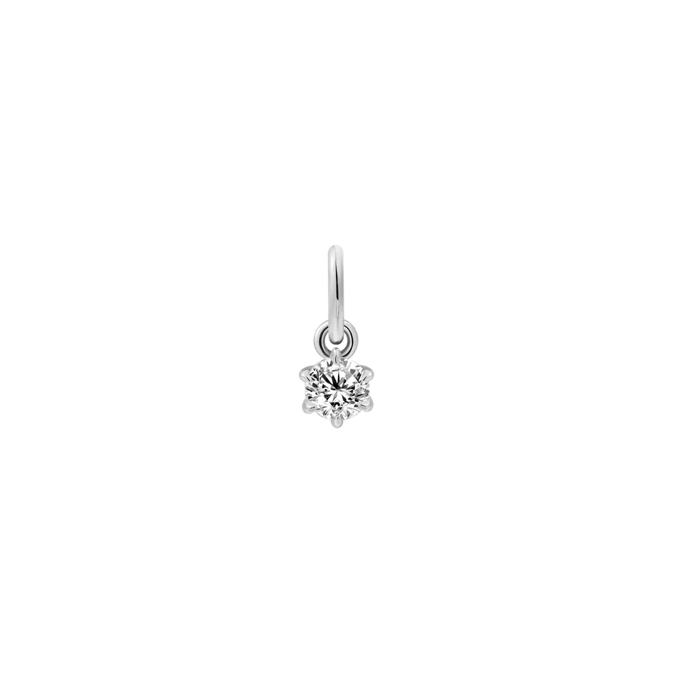 xenox-xs10475-krappe-charm-925-sterlingsilber-rhodiniert-mit-zirkonia image 1