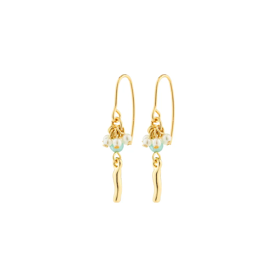 pilgrim-amarin-ohrringe-goldplattiert-mit-perlen-und-aqua-charms image 1