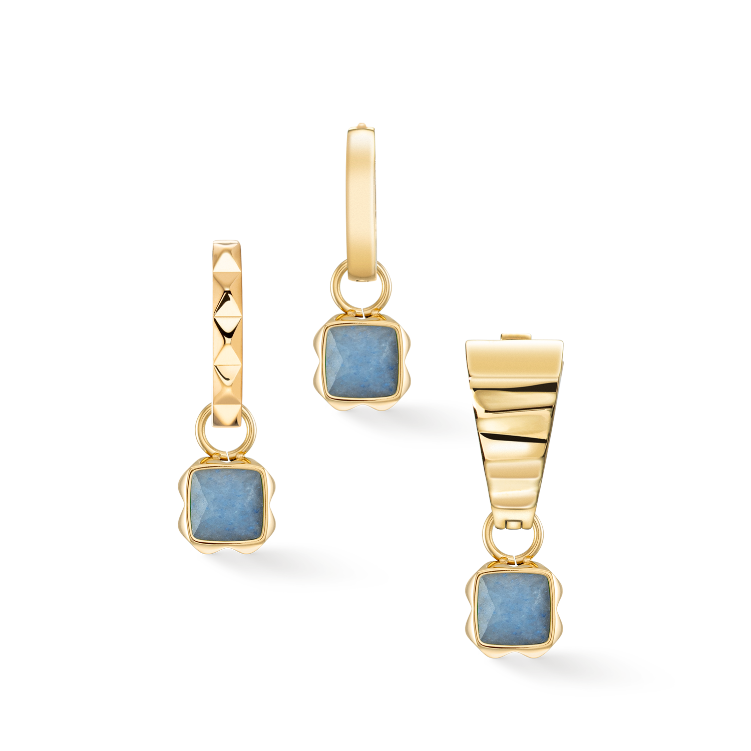 coeur-de-lion-birthstone-m-rz-charm-blauer-aventurin-gold-1-cm image 3