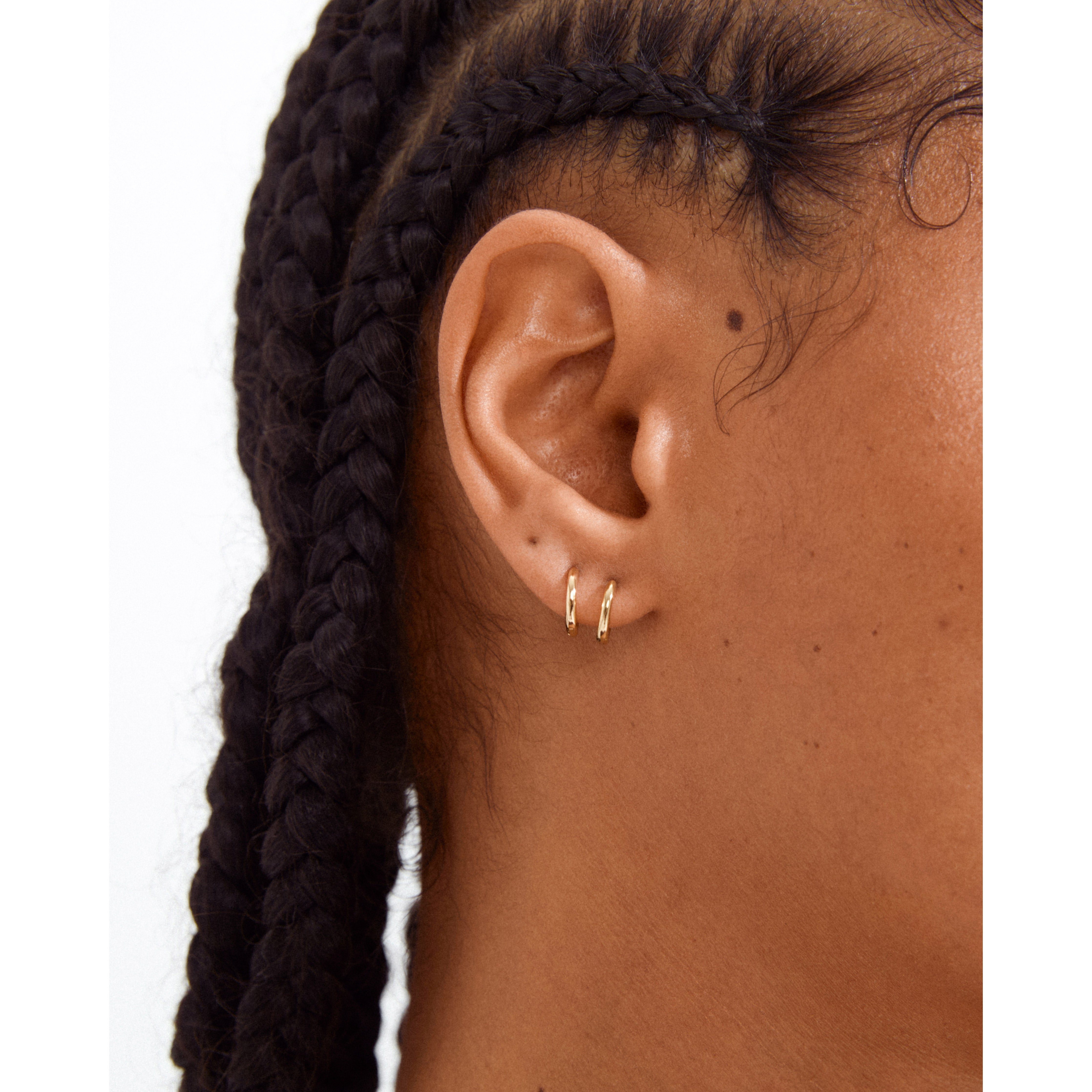 pilgrim-eanna-huggie-hoops-goldplattiert-chunky-click image 4