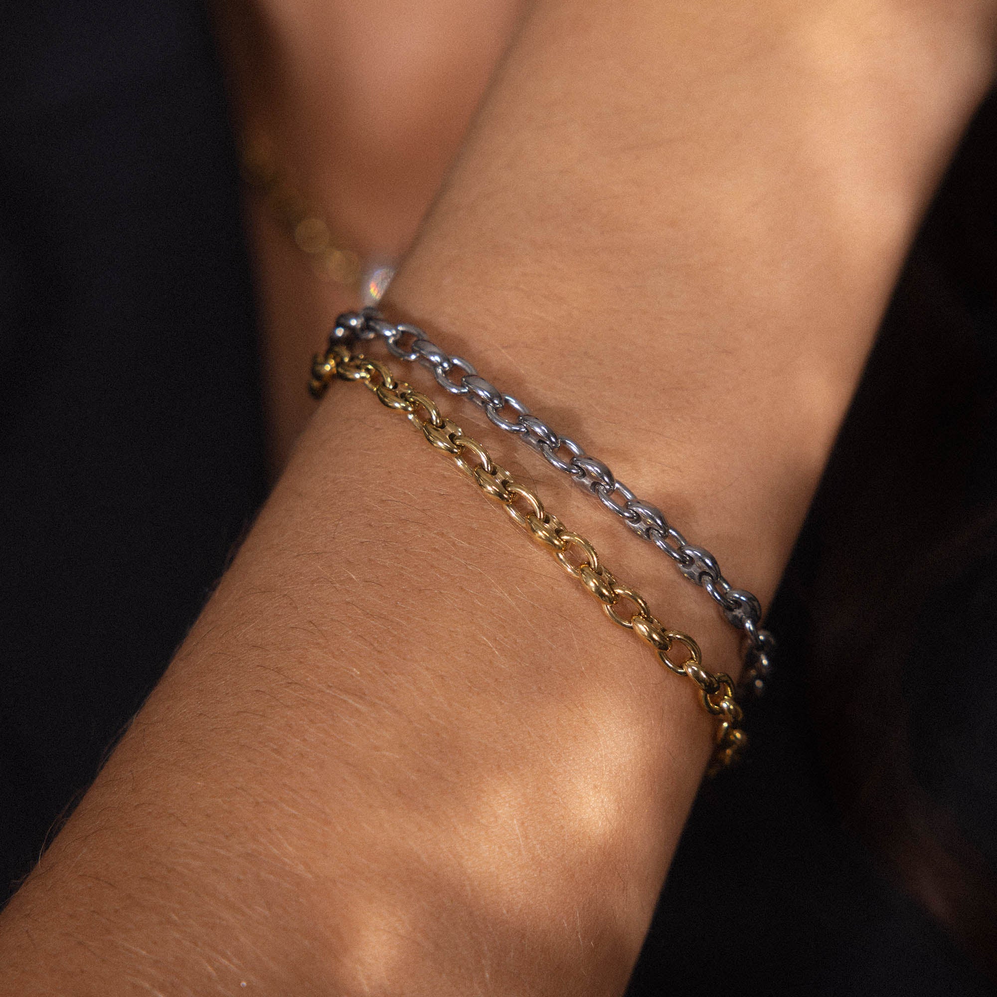 purelei-dreamscape-armband-schiffsankerkette-16-19-cm-in-gold-silber-ros-gold-bi image 3