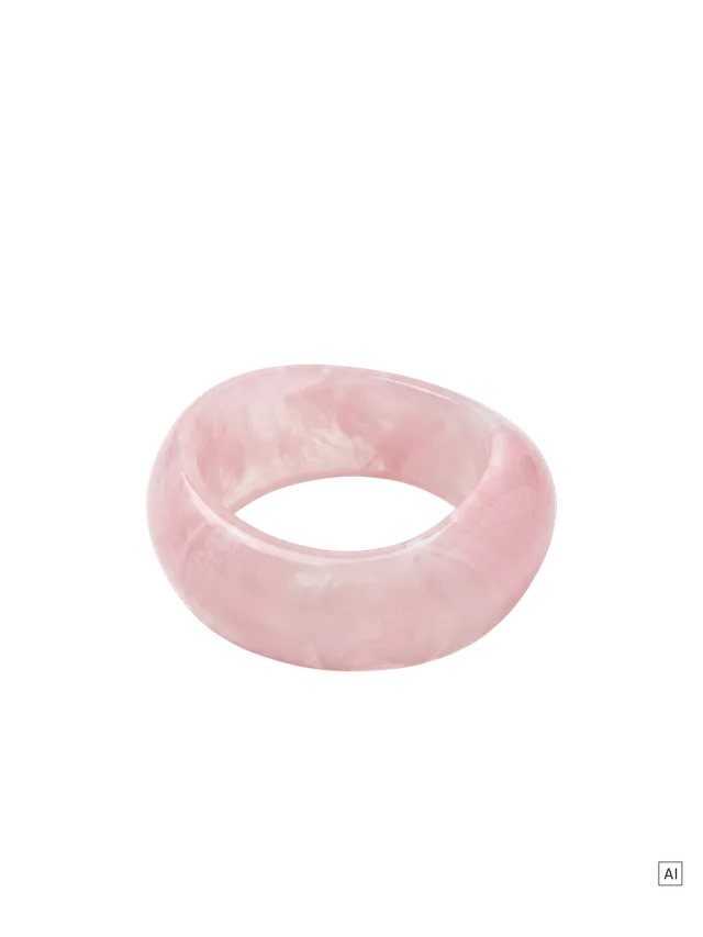 purelei-colorful-big-bangle-armreif-aus-harz-in-rosa-hellblau-beige image 1
