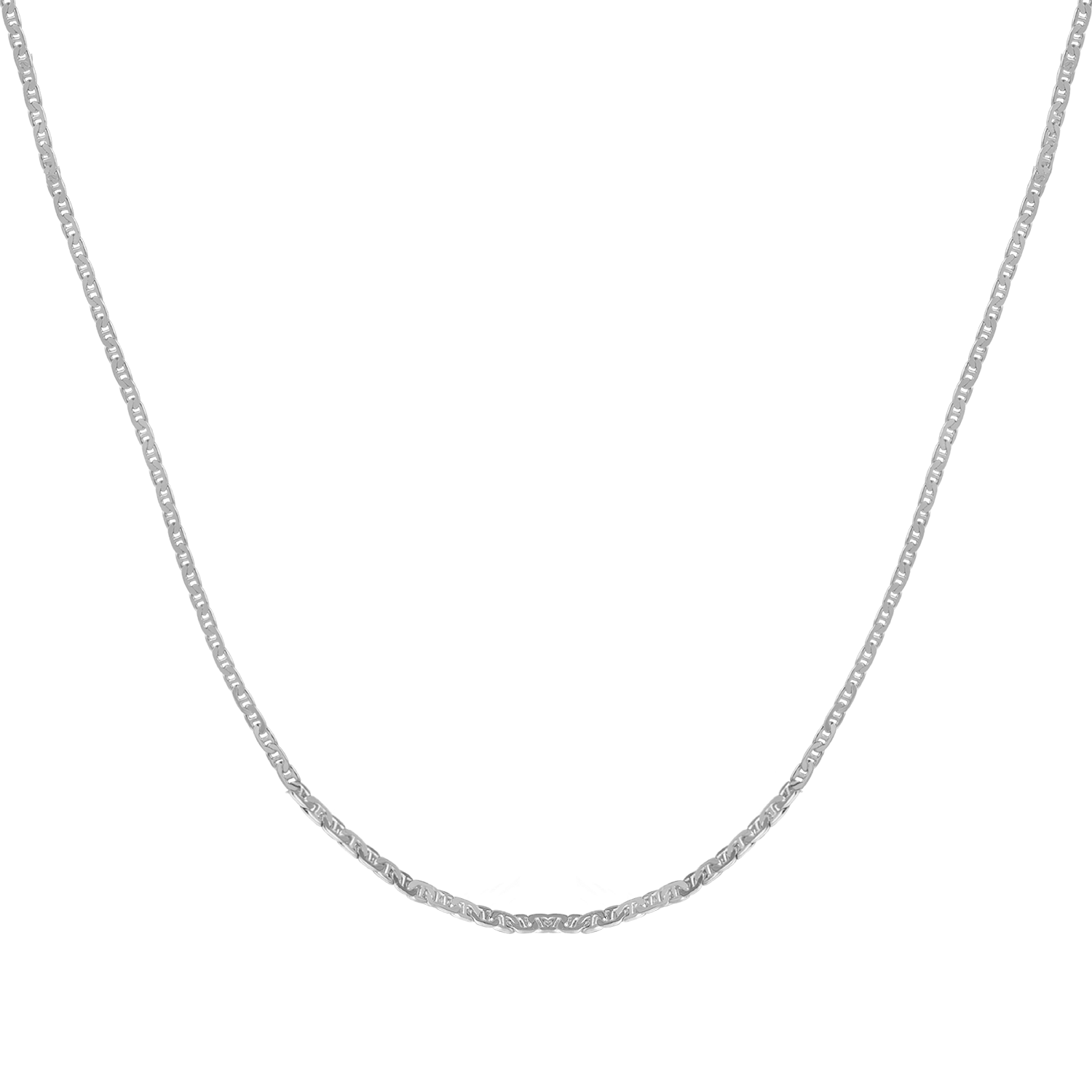 xenox-basic-halskette-925-sterlingsilber-rhodiniert-layering-kette-3 image 1