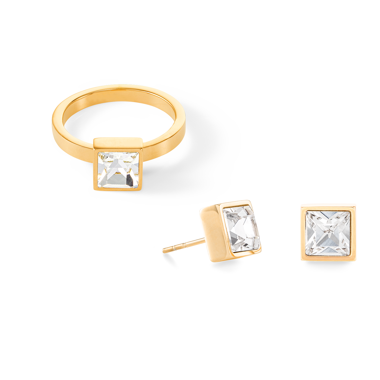 coeur-de-lion-brilliant-square-big-ohrringe-gold-kristall image 3
