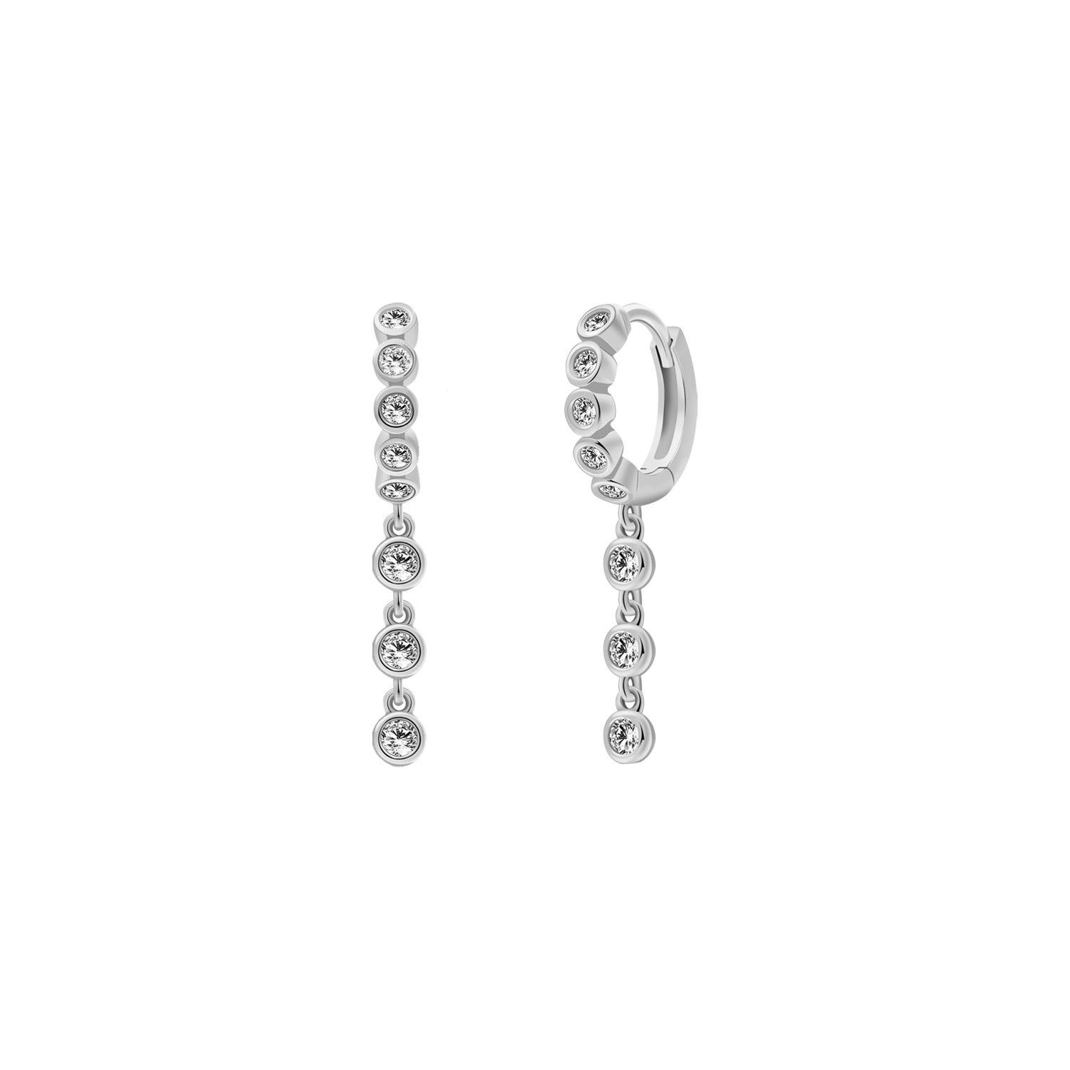 xenox-linked-ohrringe-925-sterlingsilber-rhodiniert-xs91892 image 1
