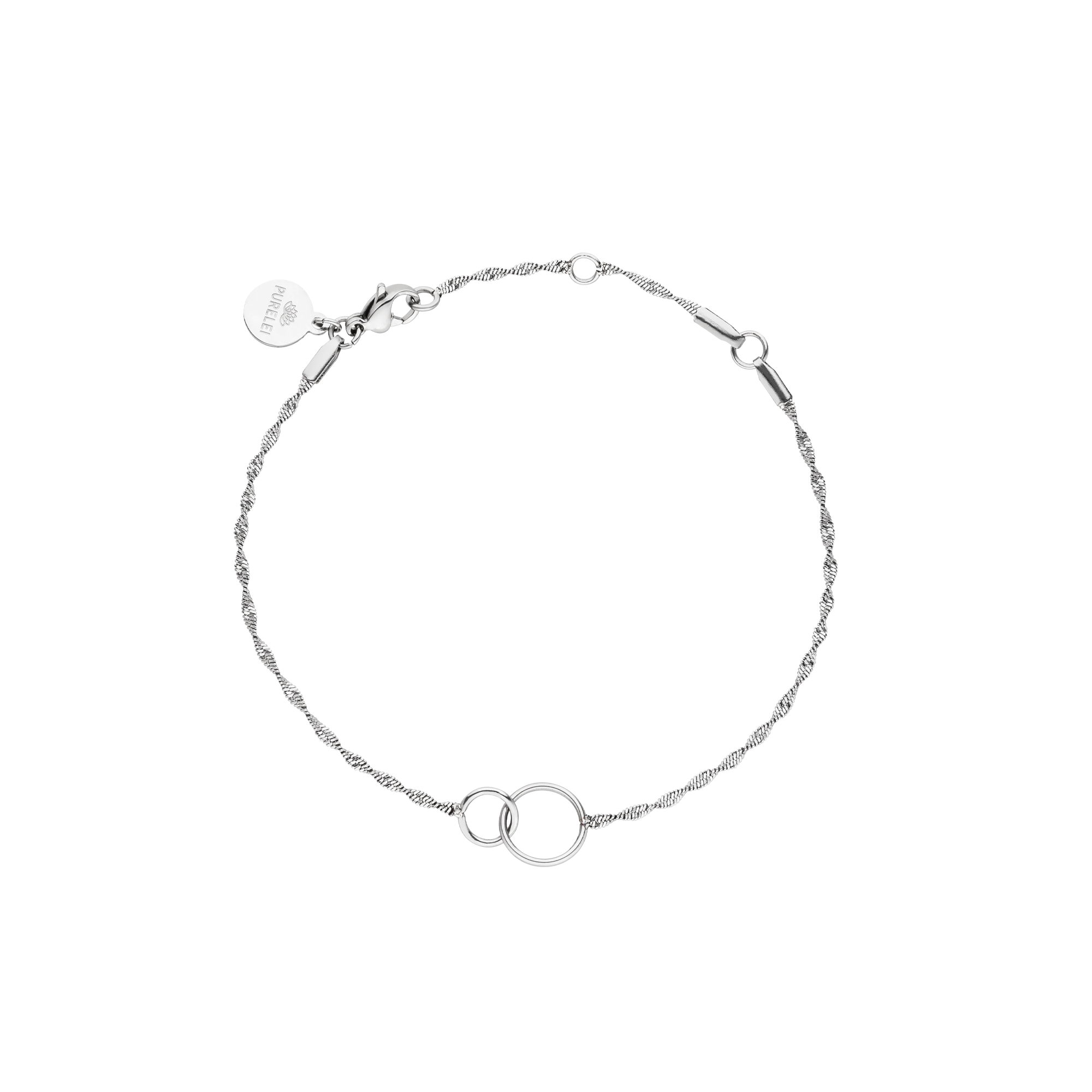 purelei-kekahi-armband-armband-mit-zwei-ringen-verstellbar-15-18-19-5-cm image 2