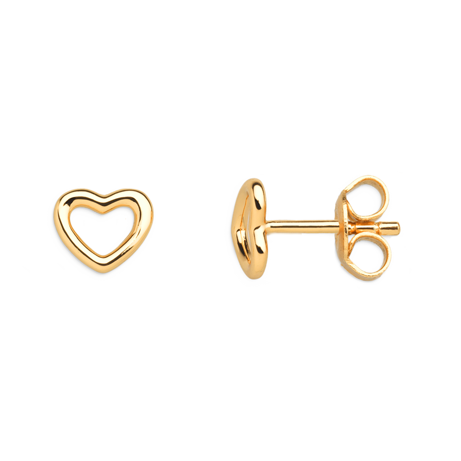 xenox-love-story-herz-ohrstecker-925-sterlingsilber-rhodiniert image 2