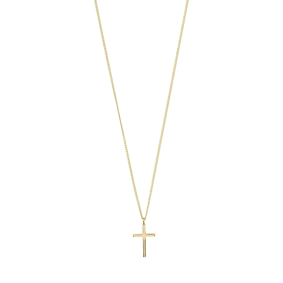pilgrim-flynn-halskette-gold-plated-mit-kreuz-anh-nger-40-cm-12-cm image 1
