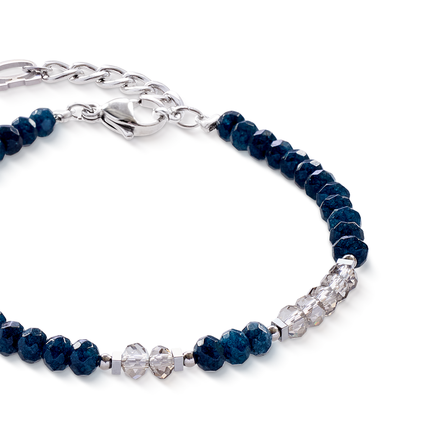 coeur-de-lion-armband-rhythm-jade-navy-silber image 2