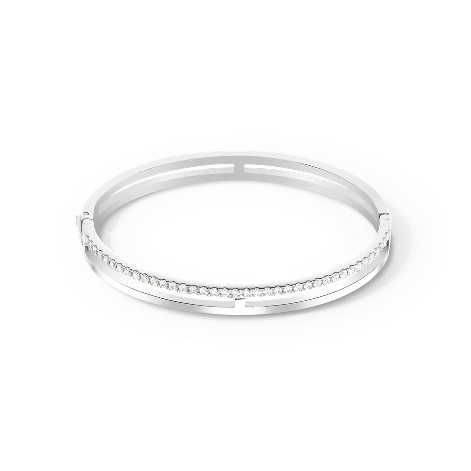 coeur-de-lion-eternal-unity-armreif-silber-kristall image 1