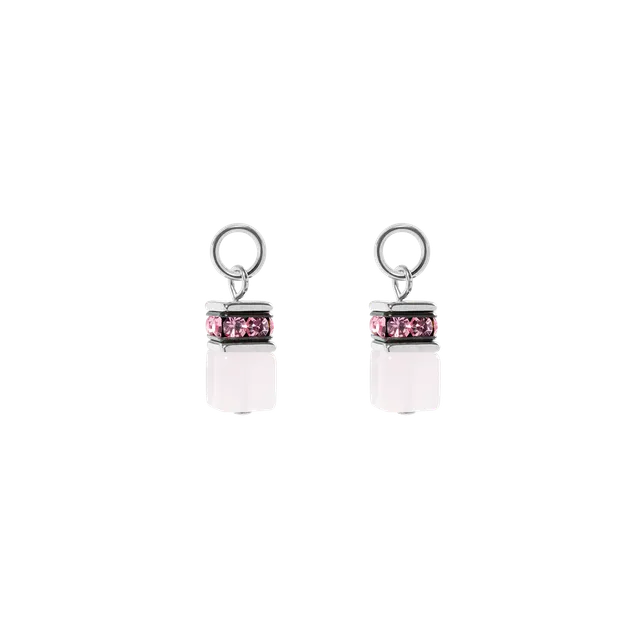 coeur-de-lion-ear-me-up-charm-geocube-silber-rosa-1-8-cm image 1