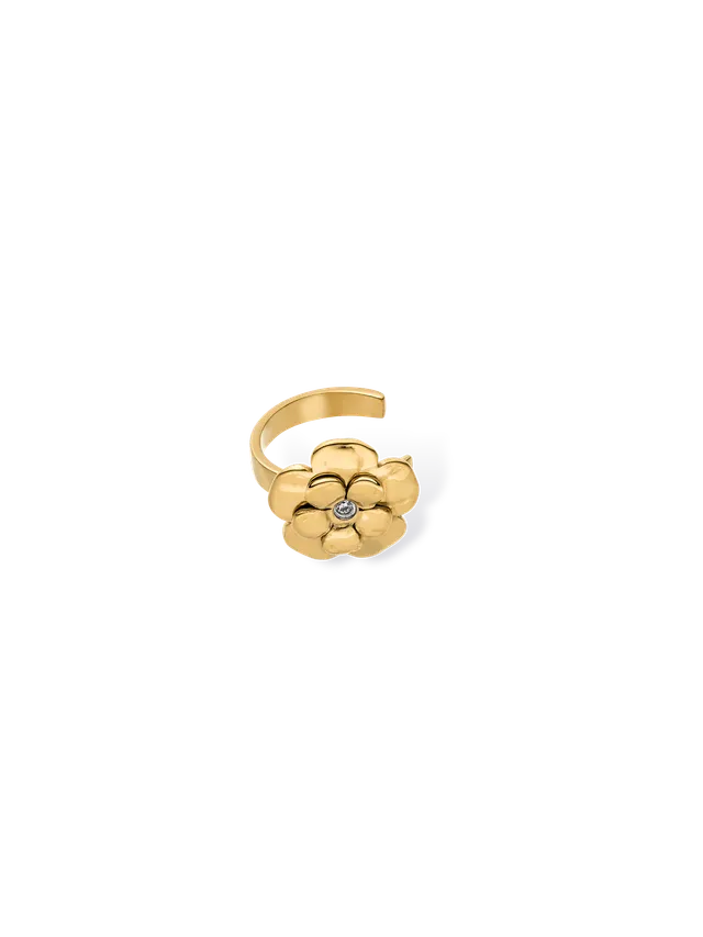 purelei-flower-earcuff-9-mm-blumen-earcuff-mit-zirkonia image 1