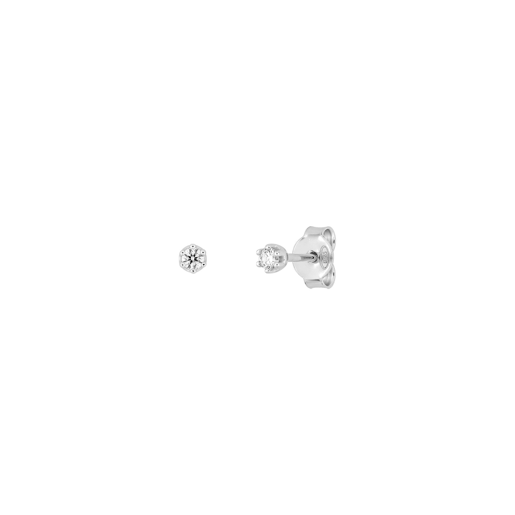 xenox-krappe-classic-ohrringe-925-sterlingsilber-mit-lab-grown-diamonds image 2
