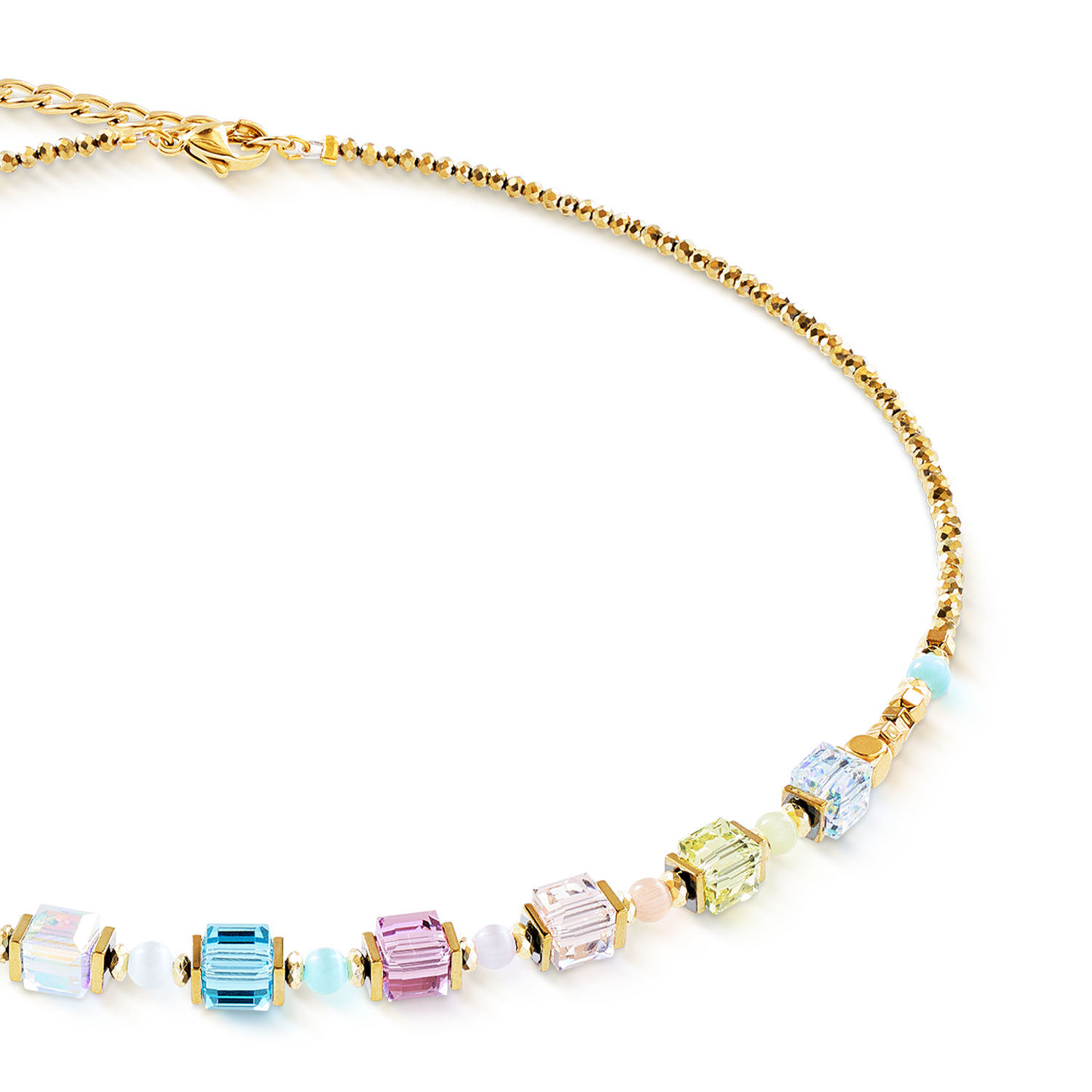 coeur-de-lion-geocube-halskette-cube-aura-pastell-gold image 2