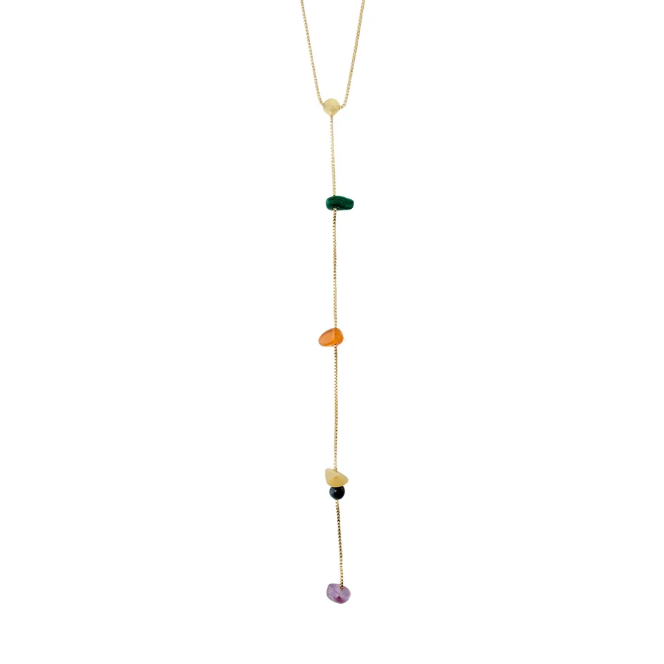 pilgrim-nari-y-halskette-goldplattiert-mit-edelsteinen-44-cm image 1