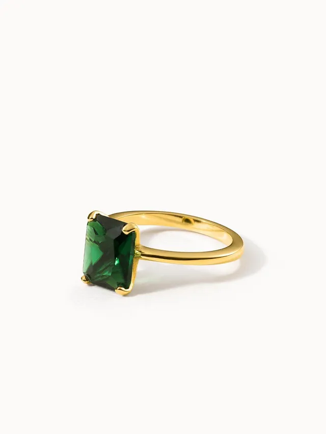 purelei-cappadocia-ring-edelstahl-ring-mit-gr-nem-zirkonia-stein-10-x-8-mm image 1